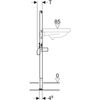 Geberit Duofix mosdó szerelőelem, 112 cm, álló csaptelephez (111430001)