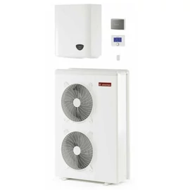Ariston Nimbus Plus 150 M-T NET R32 (3301853) monoblokkos 15kW hőszivattyú, 3 fázisú, 6kW-os fűtőpatronnal, fali beltéri egységgel