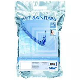 BWT vízkezelő berendezéshez Sanitabs fertőtlenítő adalékkal ellátott regeneráló só - 8 kg 94241CS