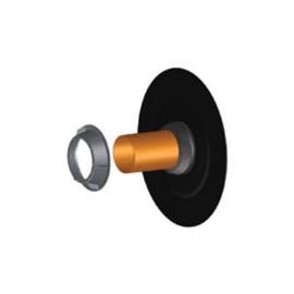HL 800/160 faláttörés szigetelő, ajakos tömítéssel, bitumengallérral, 160mm