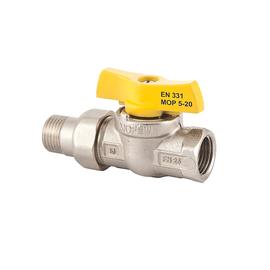 MOFÉM Flexum gáz gömbcsap KB toldattal 1/2" 113-0066-10