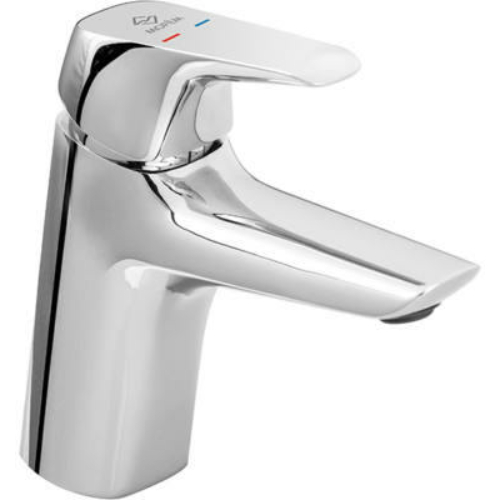 MOFÉM Flow mosdó L fürdőszobai csaptelep fém leeresztő szelep nélkül, vízkőmentes perlátorral 51.386.28.50